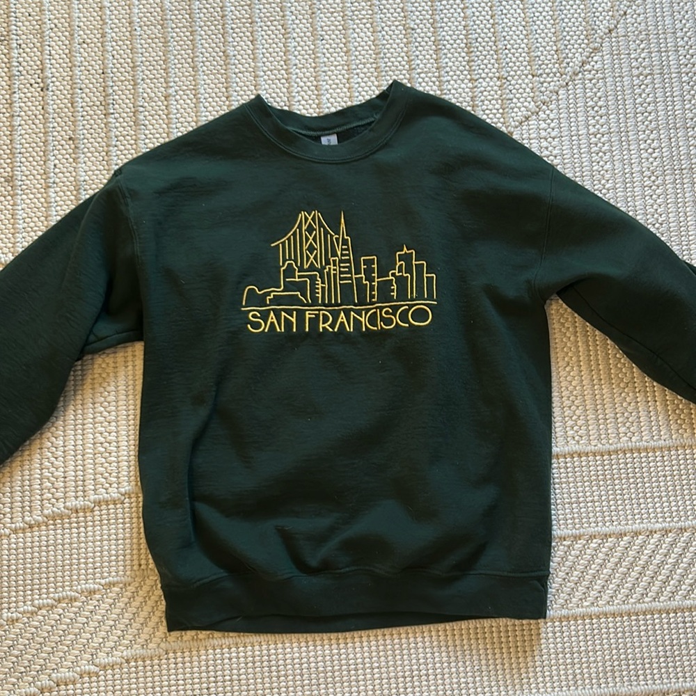 green san francisco crewneck